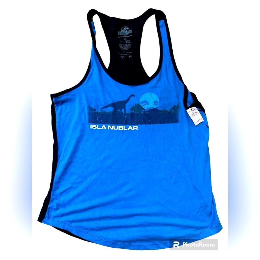 Jurassic World Isla Nubar Tank Top XL New Park Universal Studios NWT
